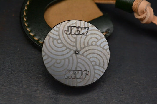NEW JRW Judge Seigahai Pattern Blackened w/ Green JRW Leather Sheath