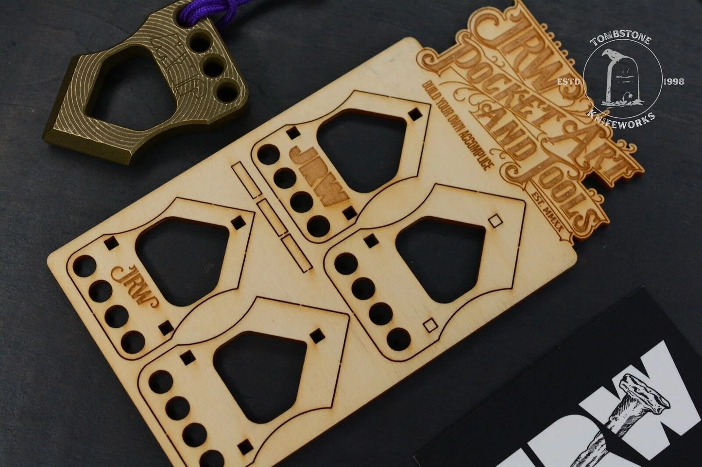 NEW JRW Accomplice Orbital Antique Brass w/ Accomplice Kit & Homage Playge Bead