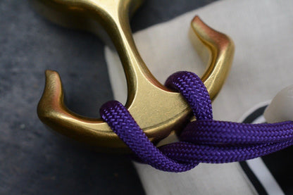 RARE Delicious Fist Brass Drop Anchor Brass Bottle Opener w/ White Molar Bead