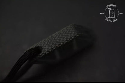 NEW Notorious EDC NFG Worry Stone Black Micarta w/ Molar Skull Bead