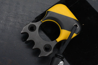 RARE TM Hunt Ring Pop Caution Tape Bottle Opener w/ Rare Poison Bead USA MADE