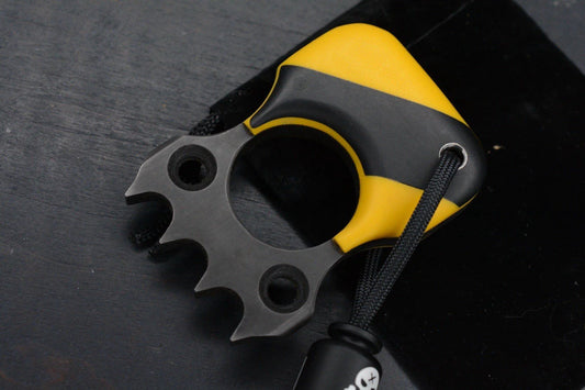 RARE TM Hunt Ring Pop Caution Tape Bottle Opener w/ Rare Poison Bead USA MADE