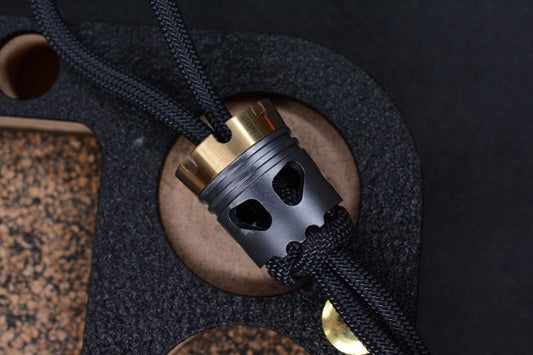 “New” Custom Skull Piston Pete Bead -“the King of Gasoline” Pair w/ Koch JRW