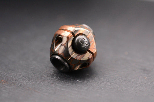 NEW Custom Knife Factory Copperhead Superconductor / Zirc Core Bead