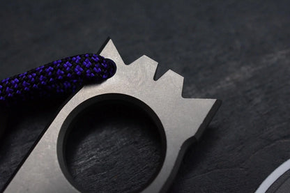NEW Notorious EDC “Baby Bomb” SW GD5 Ti w/ TKW F**k Face Bead Re Microtech