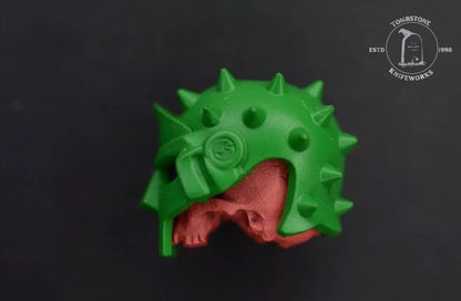 NEW 4t5 Design Triple 7 Spartan Skull Bead “Toxic Watermelon”