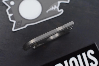 NEW Notorious EDC “Baby Bomb” Stonewashed Grade 5 Ti - 3/4 Scale Beer Bomb