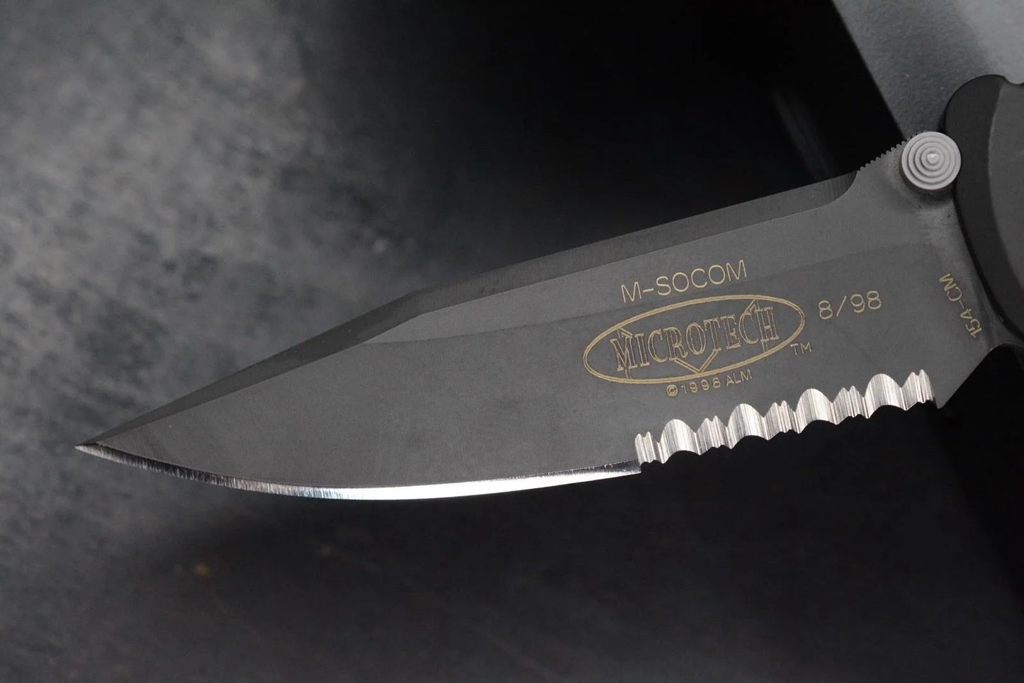 VINTAGE Microtech Mini Socom Elite S/E Part Serr 08/1998 COMPLETE IN BOX