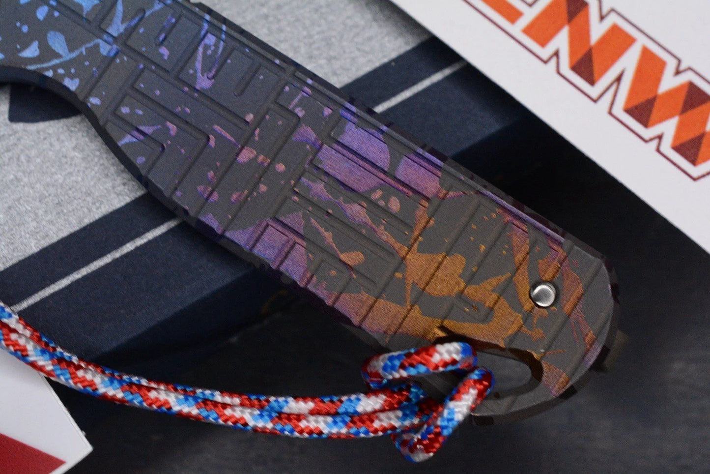 NEW Lynch NW Dark Fade Splatter CS Frag Pattern w/ Custom $45 Timascus Bead