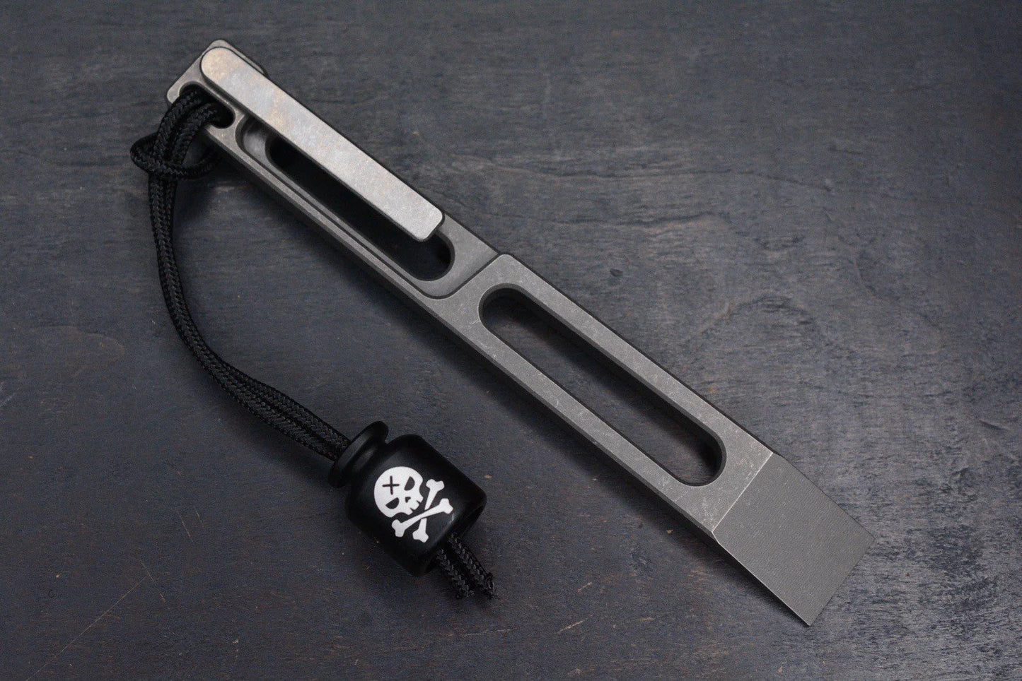 NEW Nice Guy Machine Co Plain Jane Pry 2.0 NGMCo Skelly Ti w/ Rare Poison Bead