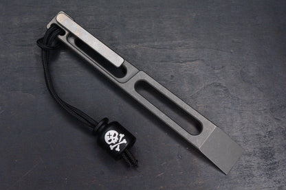 NEW Nice Guy Machine Co Plain Jane Pry 2.0 NGMCo Skelly Ti w/ Rare Poison Bead