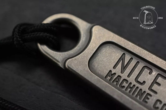 NEW Nice Guy Machine Co My First Pry Wheelie Ti Pry Bar w/ NGMCo Wheelie Bead