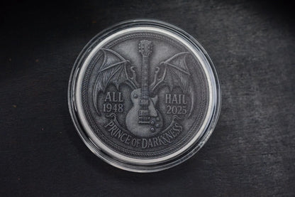 RARE G&G Hawk Talon M390 Ti Carbon Inlay Black Dunes w/ Bead & Ozzy Coin