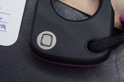 NEW PNW Toast Fresh & Fruity Pink/Purple/Black G-10 w/ Hyperglow Pins & Bead 2/9
