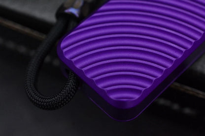 NEW RIVERY MFG x Cad Lab Zero Knife Purple Finish OG w/ Custom Bead