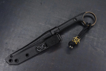 RARE Half Face Blades Cardiac Spike Burnt Bronze w/ Fallout Package Re Microtech