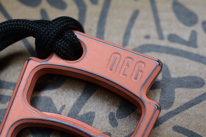 NEW OEGEDC Keystone Lite Ti Peach Cerakote  Bottle Opener BS EXCw/F**k Face Bead