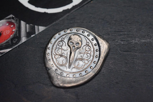 RARE Serge Pachenko “Pieces Of Eight” Hand Pressed Custom Coin Solid .925 Silver
