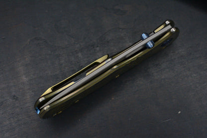RARE John Gray Rostrum Recurve Magnacut Bark Finish Ano Ti Double Thumb Stud