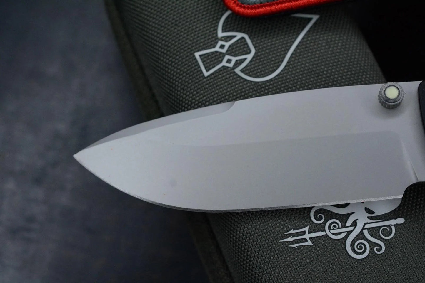 RARE NEW Prometheus x WOE Birdwatcher Topo Ti SPD ED - Black Micarta/ Magnacut
