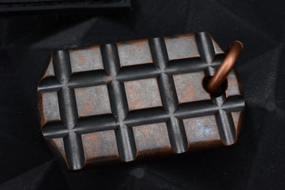 Custom Frag Tag Monkey Edge Frag Pattern Stonewood w/ Monkey Edge Patch