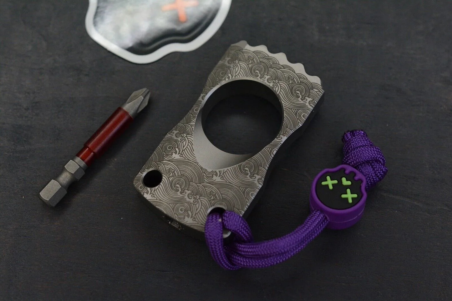 NEW PROMETHEUS DESIGN WERX SPD TI-DRIVER W/ WKRMN SKULL PURPLE
