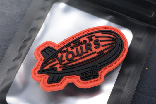 NEW Notorious EDC The World Is Yours Blimp Patch RE Patch - Red Scarface