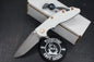 RARE Hinderer Spec Assembly XM-18 3.5” Spanto Battle Blue/Copper HDW / White G10