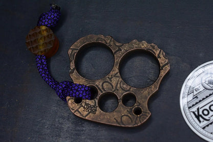 NEW Koch Stamped Culprit X COPPER Tattoo w/ Ultem TKW Curator Bead