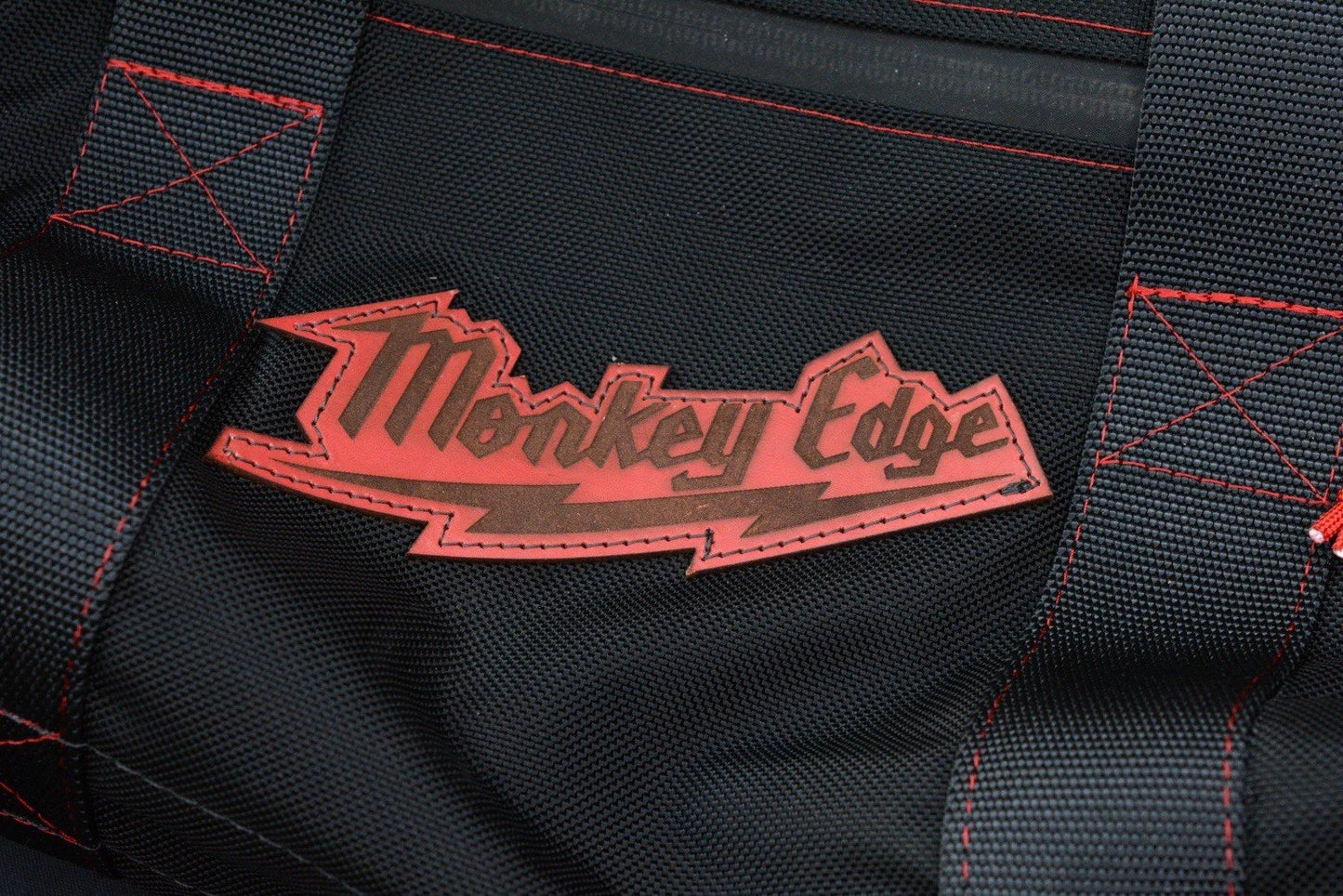 NEW Monkey Edge x Chattanooga Leather Mechanics Tool Bag - Black/Red ME EXC