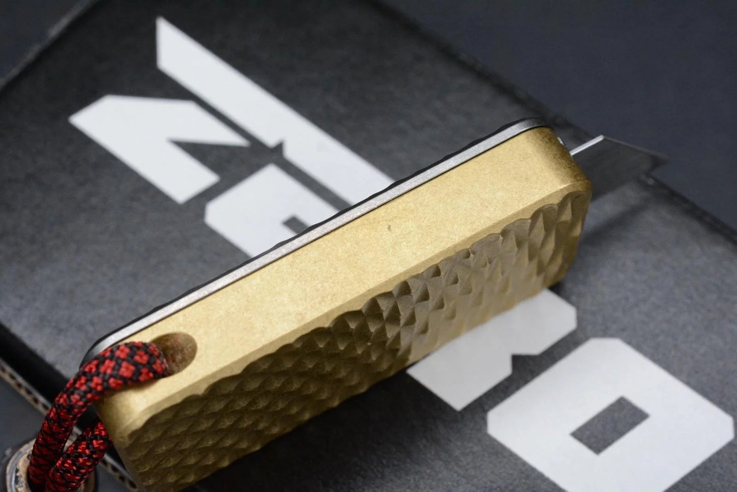 RARE Rivery MFG Zero Ti & Brass Diamond Scale w/ Custom Poison Bead