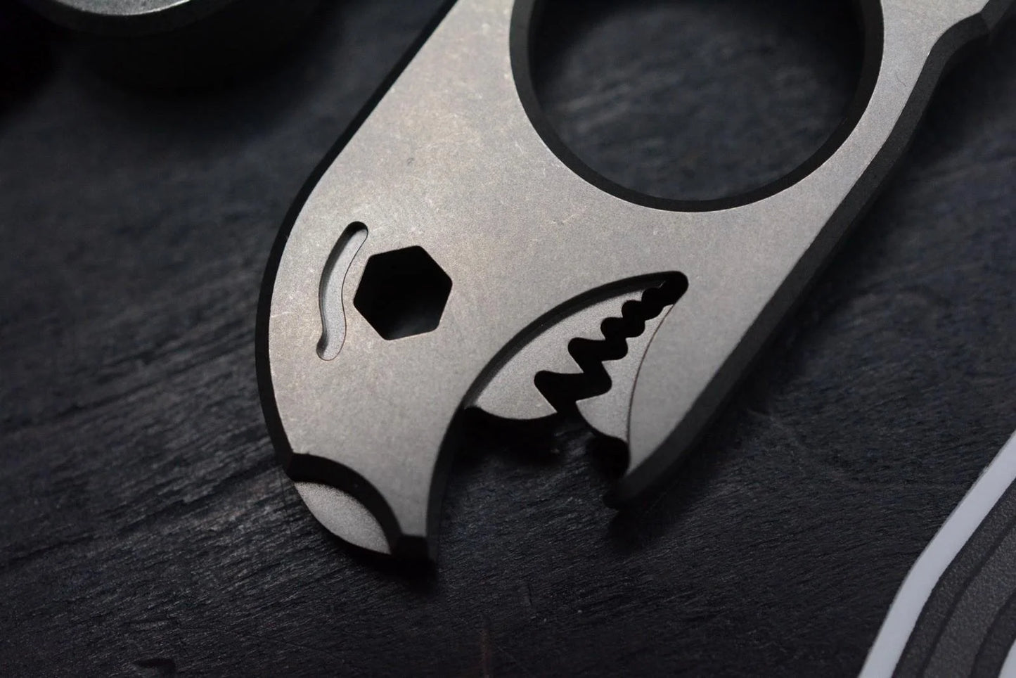 NEW Notorious EDC “Baby Bomb” SW GD5 Ti w/ TKW F**k Face Bead Re Microtech