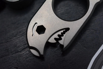 NEW Notorious EDC “Baby Bomb” SW GD5 Ti w/ TKW F**k Face Bead Re Microtech