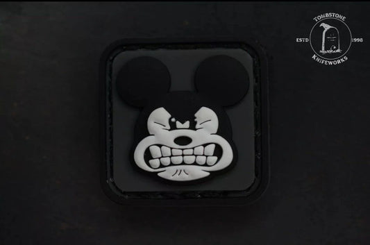 NEW Data Crew Mickey Mouse RE Patch 1” B/W Steamboat Willie
