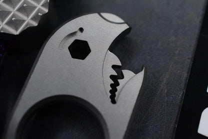 NEW Notorious EDC “Baby Bomb” SW GD5 Ti w/ TKW Curator Bead Re Playge Microtech