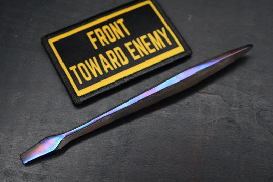 RARE RMJ USA Forged Ti Screwdriver Polished Ano w/ FTE Patch #6 Of 10
