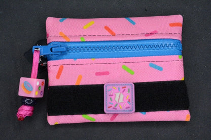 “NEW” Dessert Warrior Waxed Canvas EDC Patch Pouch DW Die Bead & DW RE Patch