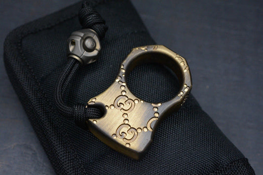 RARE Gucci Accomplice Brass Engraved w/ Copperhead Metal Works Bead Re JRW
