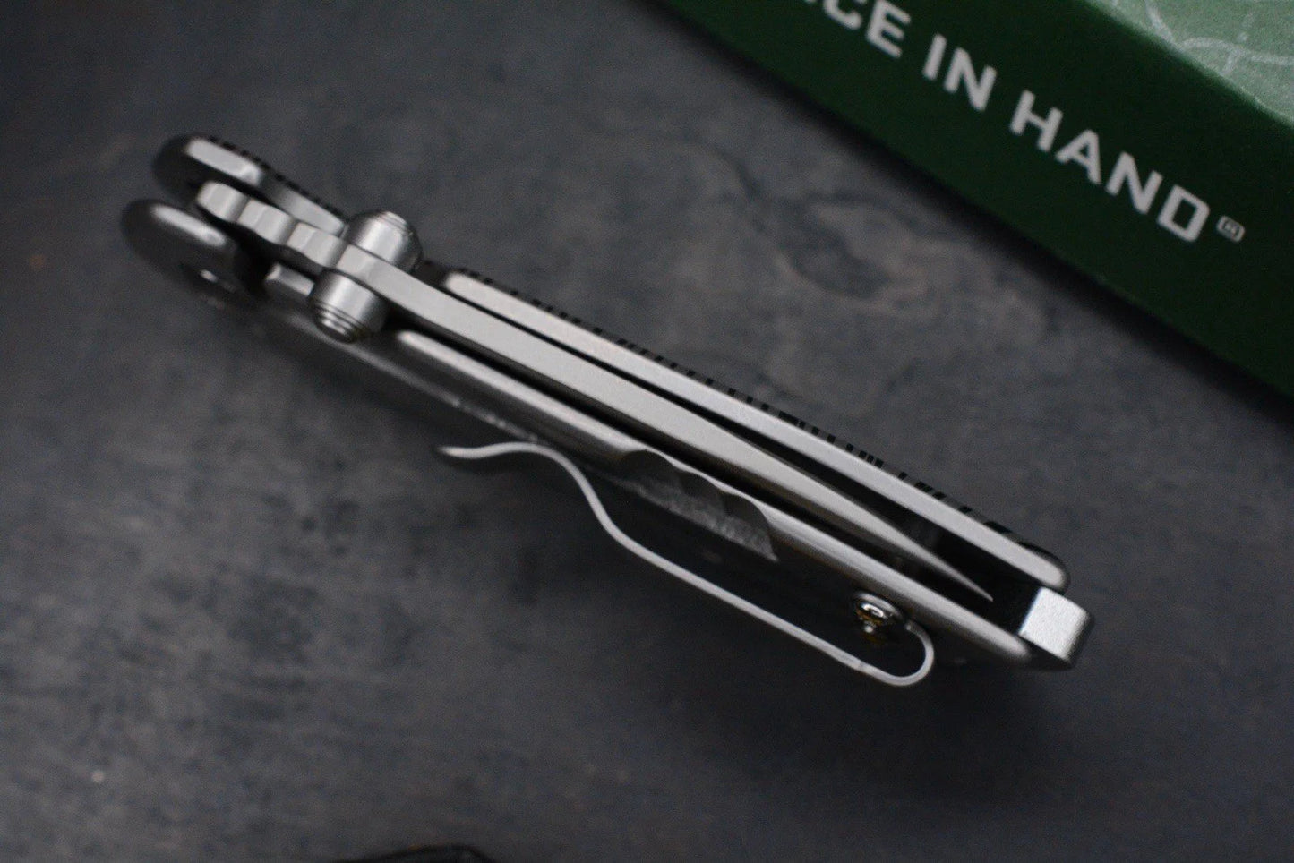 BRNLY "Beskar" Special Edition CRKT Squid Assist Deep Laser Engrave w/ PDW Patch