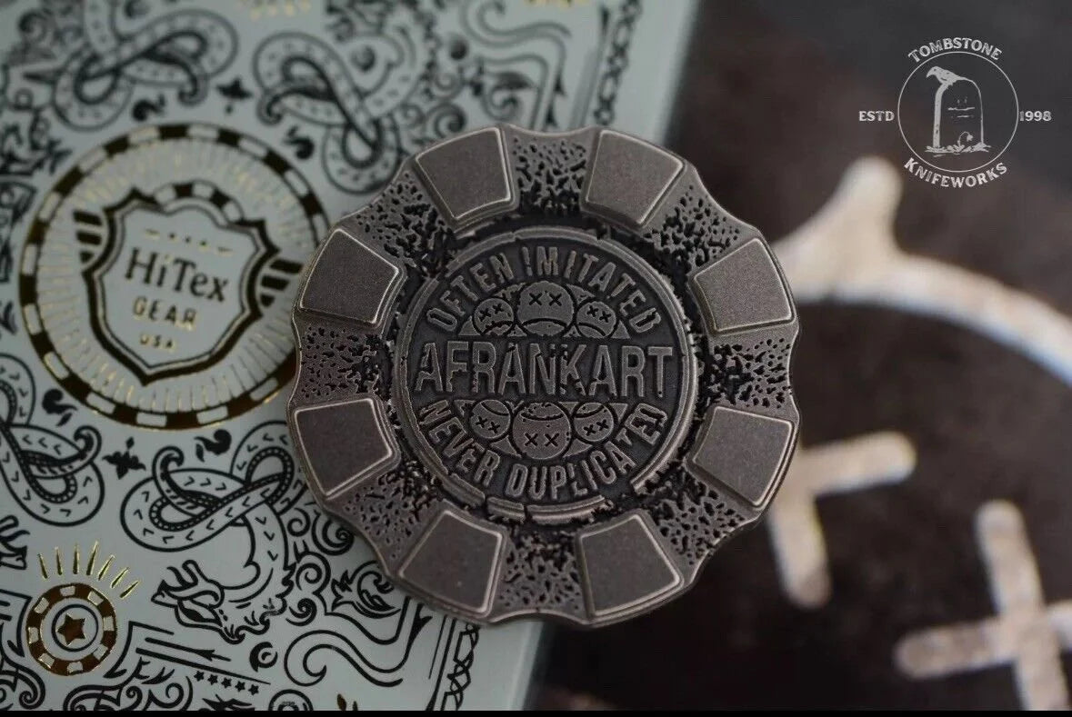 NEW HiTex x Andy Frankart Dark Wash Titanium Poker Chip COTM