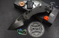 NEW Microtech Stitch-Manual Folder Shadow CF w/ Playge Patch & Bead