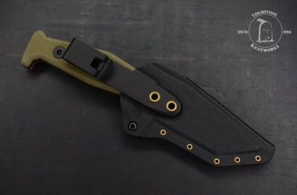 New FISHER EXC BECKWITH COVERT 1/100 OD/ Orange G-10 w/Kydex Sheath Sold Out