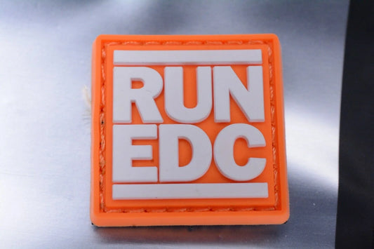 NOTORIOUS EDC “Run EDC” Ranger Eye Orange Patch 1”x1” SOLD OUT