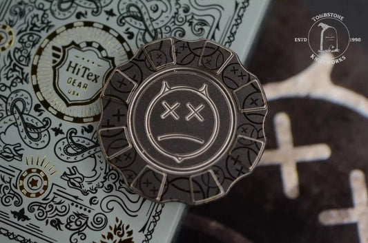 NEW HiTex x Andy Frankart Dark Wash Titanium Poker Chip COTM