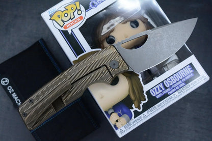 NEW Oz Machine Co Roosevelt XL Bronze Zig Zag Mill - Vanax Blade Ozzy Pop Vinyl
