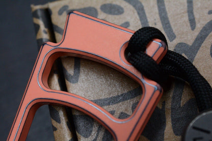 NEW OEGEDC Keystone Lite Ti Peach Cerakote  Bottle Opener BS EXCw/F**k Face Bead