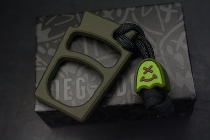 NEW OEGEDC Keystone Lite Bottle Opener OD GREEN w/ Wkrmn Ghost