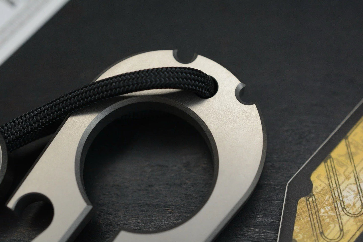 NEW Pharaoh EDC Spartan Arrowhead Ti Bottle Opener w/ TKW F**k Face Bead
