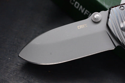 BRNLY "Beskar" Special Edition CRKT Squid Assist Deep Laser Engrave w/ PDW Patch