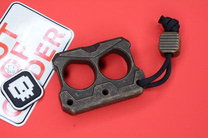 NEW Mat B0t EDC ByCyclops Patina Brass BO w/Patch & OEGEDC Bead Re JRW Playge